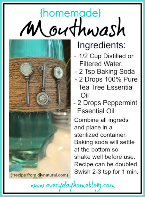 Homemade Mouthwash Recipe | The Everyday Home
