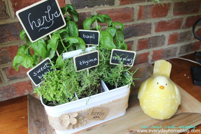 Utensil Caddy Herb Garden at The Everyday Home