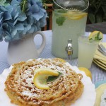 Lemon-Mint Funnel Cake by The Everyday Home
