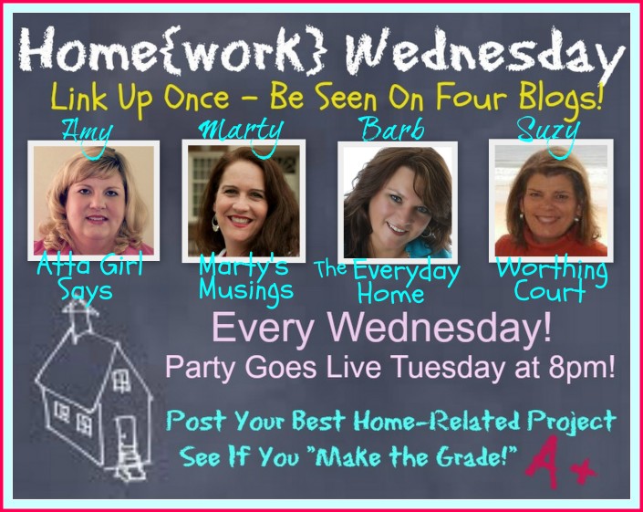 Home{work} Wednesday Linky Party at The Everyday Home