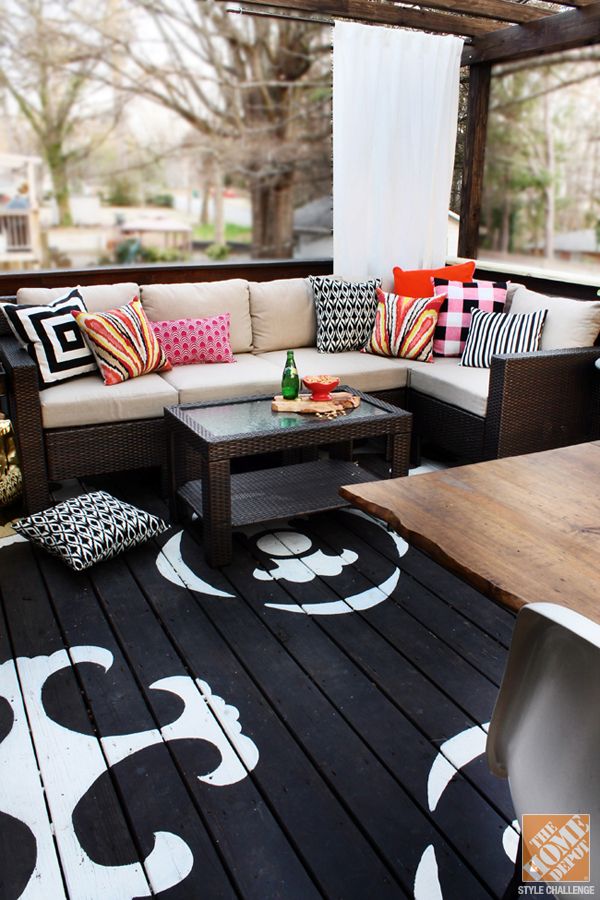 10 Back Deck "Decorating" Ideas on a Budget by The Everyday Home #DIY #Summer #Projects #Decks
