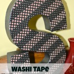 Washi Tape Initial at The Everyday Home