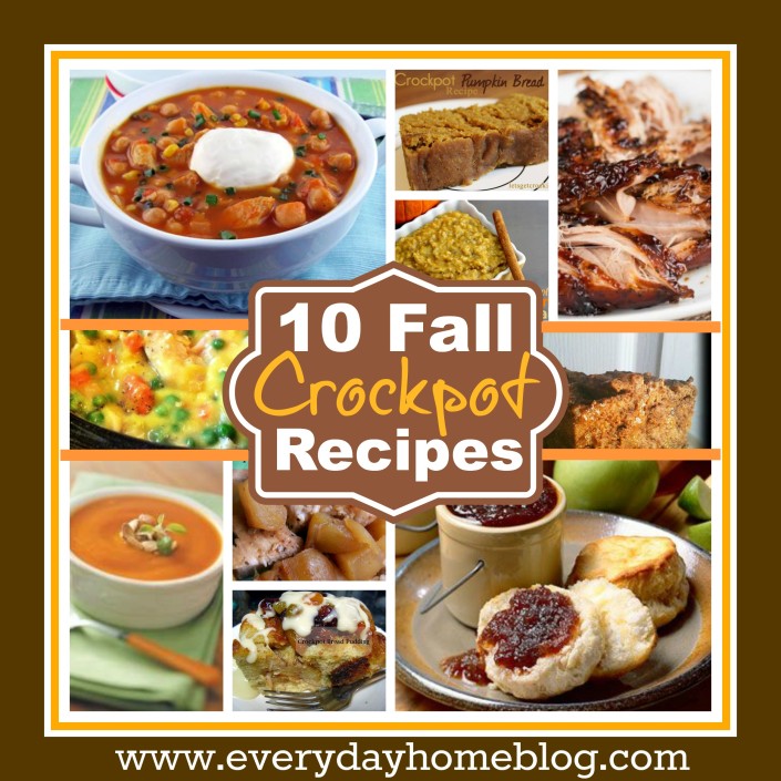 Ten Crockpot Recipes for Fall at The Everyday Home