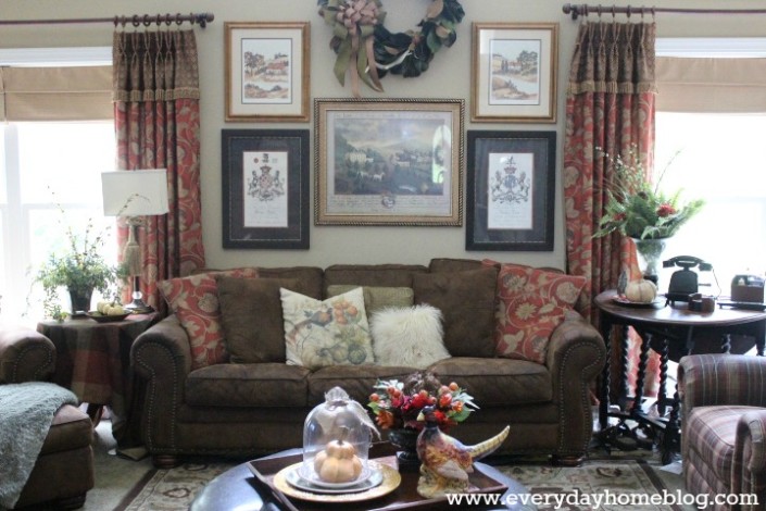 Here is the Family Room from the Summer Tour. 
