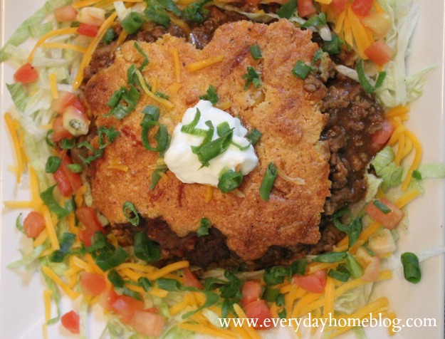 Beef Tamale Casserole by The Everyday Home