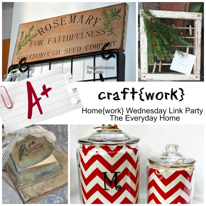 Home{work} Wednesday Link Party at The Everyday Home