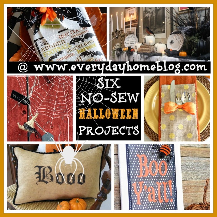 No Sew Halloween Projects at The Everyday Home