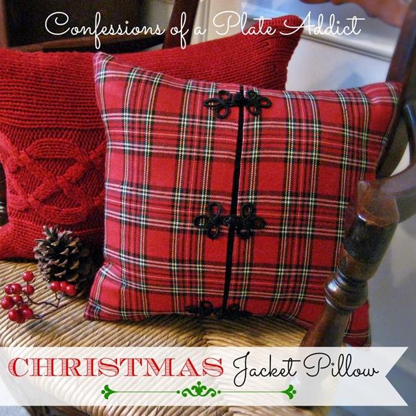 Christmas Jacket Pillow by Confessions of a Plate Addict