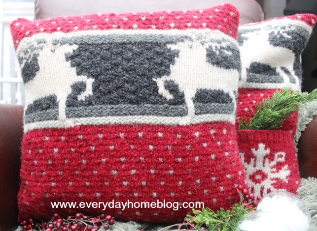 Christmas Sweater Pillows by The Everyday Home