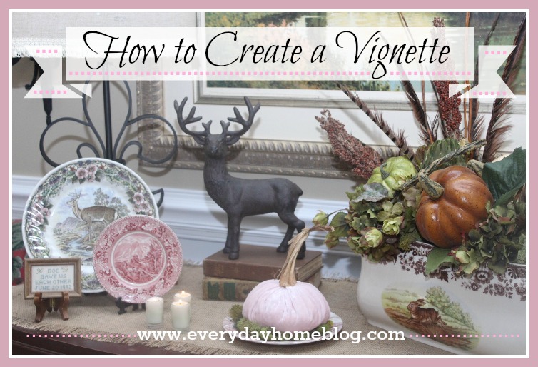 How To Create A Vignette The Everyday Home   Vignette Pinterest 