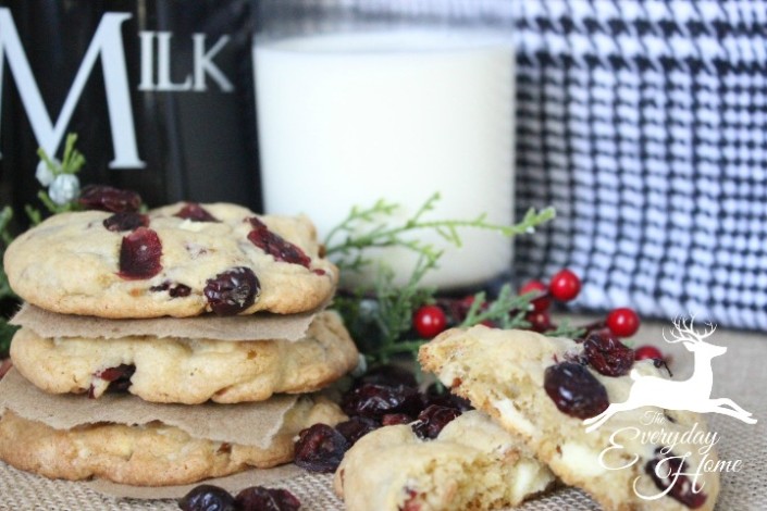 Cranberry-Pecan-White Chocolate Chunk Cookies at The Everyday Home