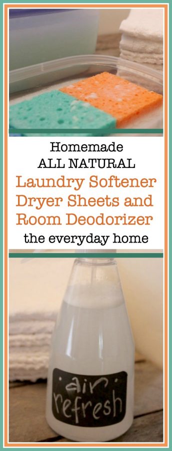 Homemade Natural Laundry Products and Room Spray | The Everyday Home