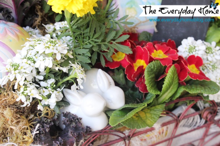 Southern Front Porch Decorated for Spring at The Everyday Home Blog