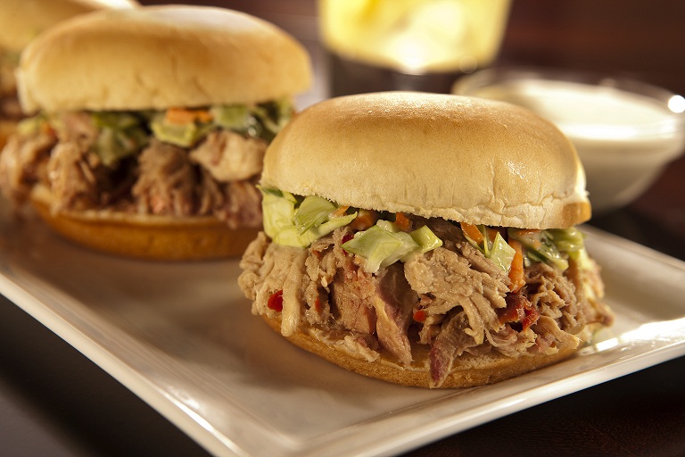 NC Pulled Pork BBQSandwiches by The Everyday Home