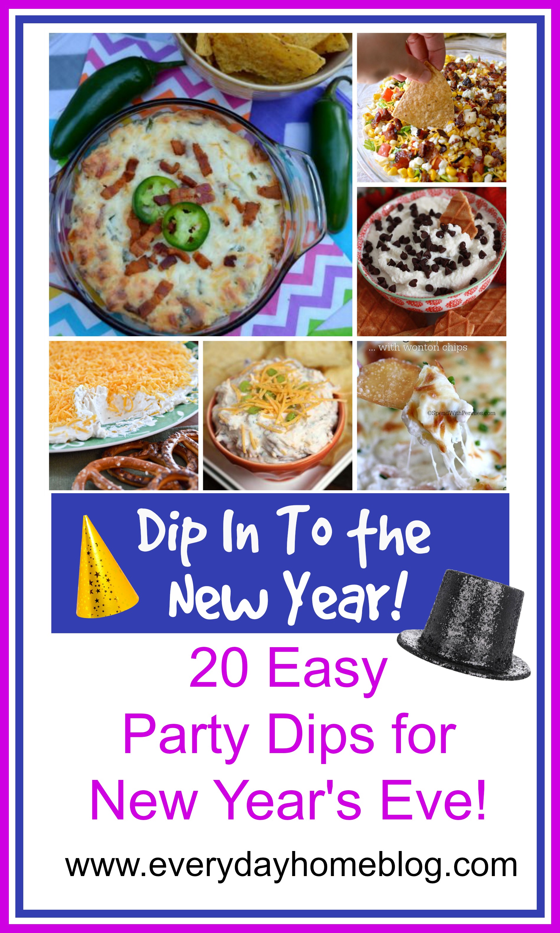 20 Great Dips for New Years by The Everyday Home