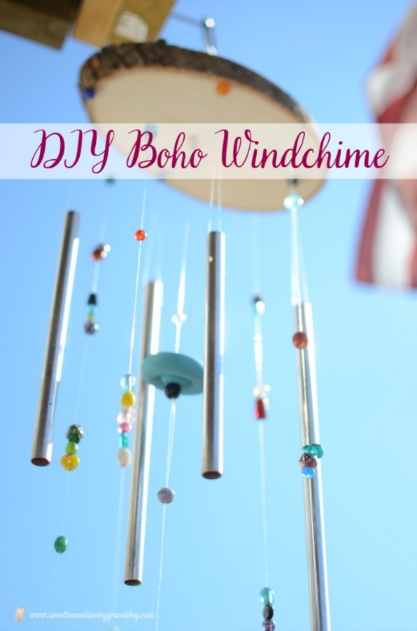 How to Make a Boho-Style Windchime at The Everyday Home #guestpost #sweetteasavinggrace