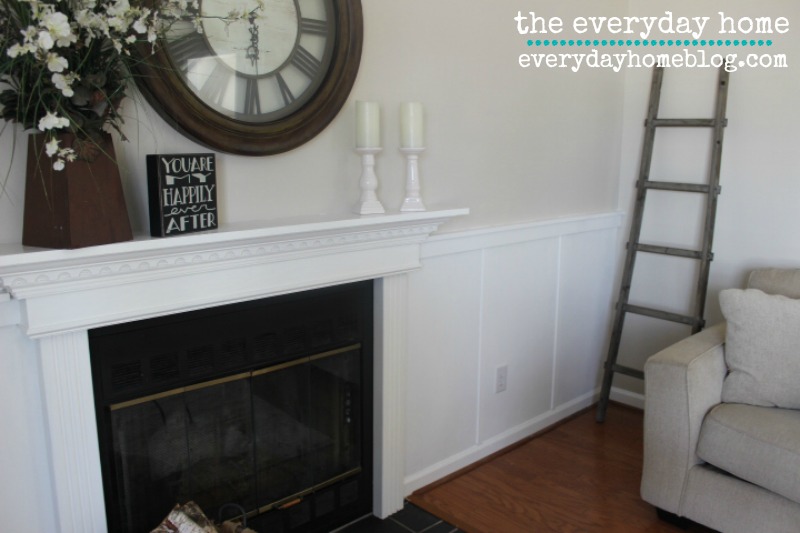 An Easy and Inexpensive Wall Treatment by The Everyday Home