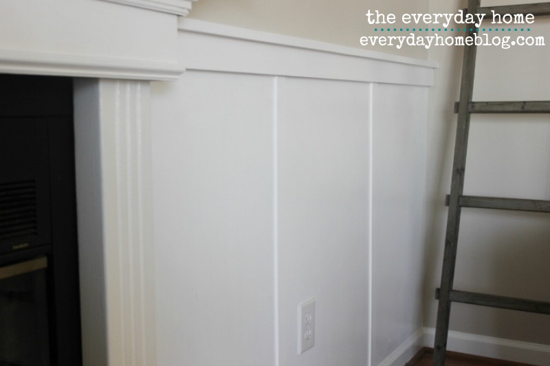 An Easy and Inexpensive Wall Treatment by The Everyday Home