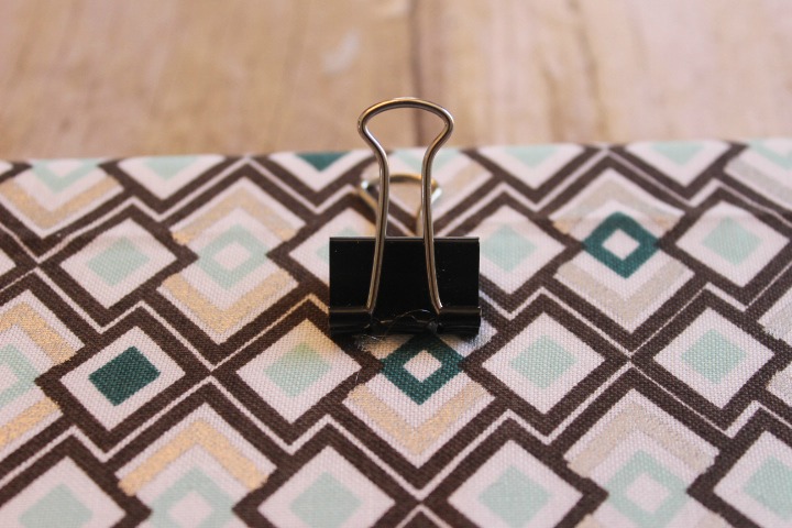 How to Make a No Sew Fabric Covered Memory Board by The Everyday Home