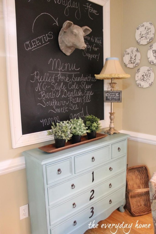 10-Easy Tips for Adding Farmhouse Style to Your Home at The Everyday Home / www.everydayhomeblog.com