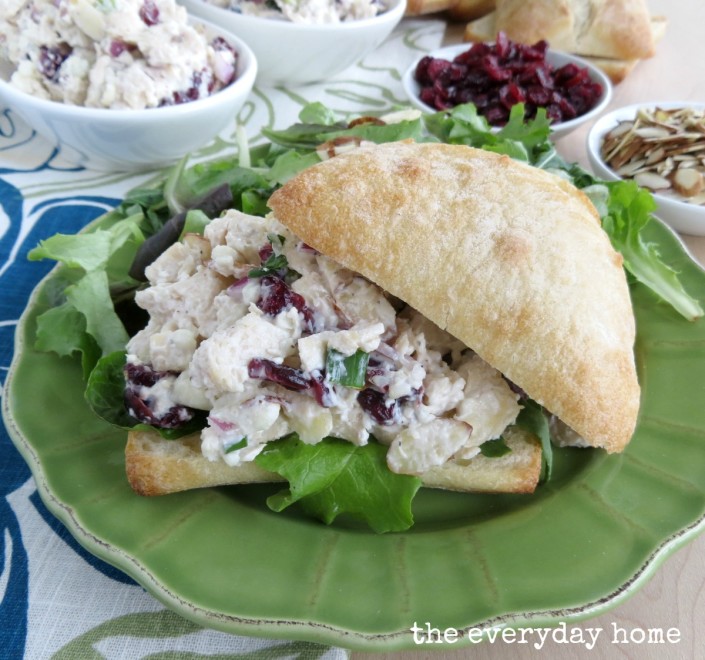 Deli Style Chicken Salad Recipe by The Everyday Home / www.everydayhomeblog.com #Recipes #Homemade
