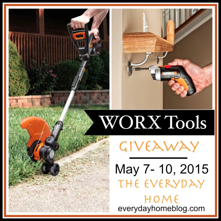 WORX Tools Giveaway at The Everyday Home / www.everydayhomeblog.com