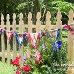 July 4th Americana No Sew Burlap Banner by The Everyday Home
