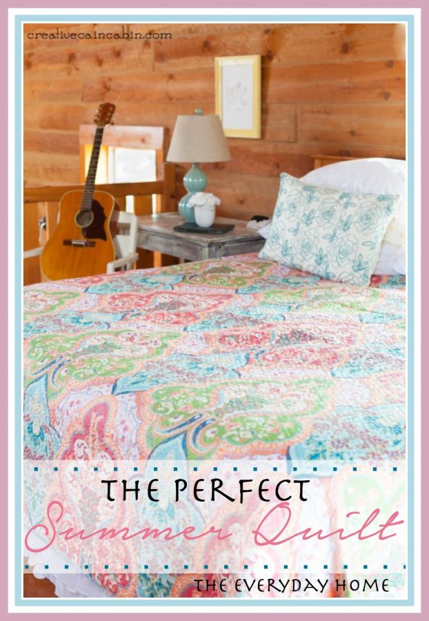 The Perfect Summer Quilt | The Everyday Home | www.everydayhomeblog.com
