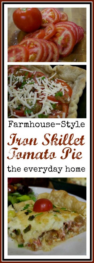 Farmhouse Friday Tomato Pie  | The Everyday Home |  www.everydayhomeblog.com
