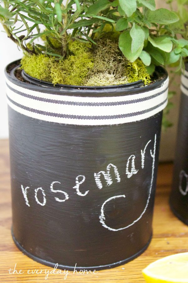 Paint Can Herb Pot | The Everyday Home |  www.everydayhomeblog.com