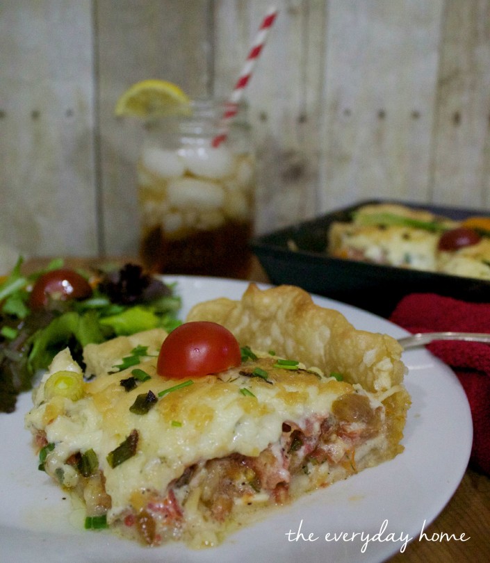 Recipe for Tomato Pie | The Everyday Home | www.everydayhomeblog.com