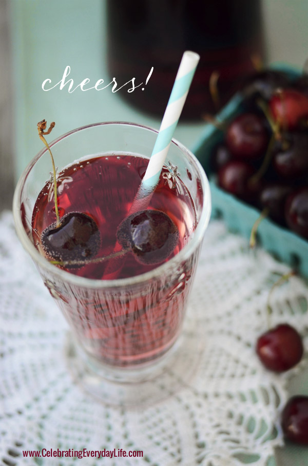 How to Make White Cherry Fizzes for Summer | The Everyday Home