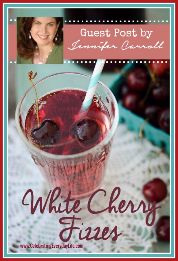 White Cherry Fizzes | The Everyday Home |  www.everydayhomeblog.com