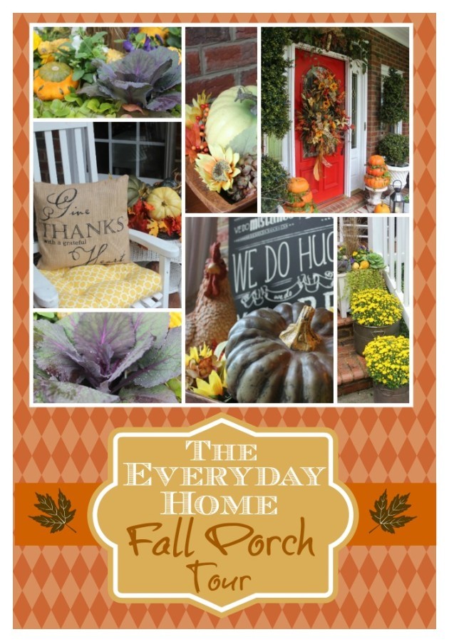 A Southern Porch Decorated for Fall | The Everyday Home | www.everydayhomeblog.com