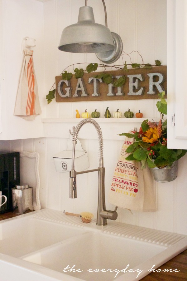 Make a DIY "Gather" Sign | The Everyday Home