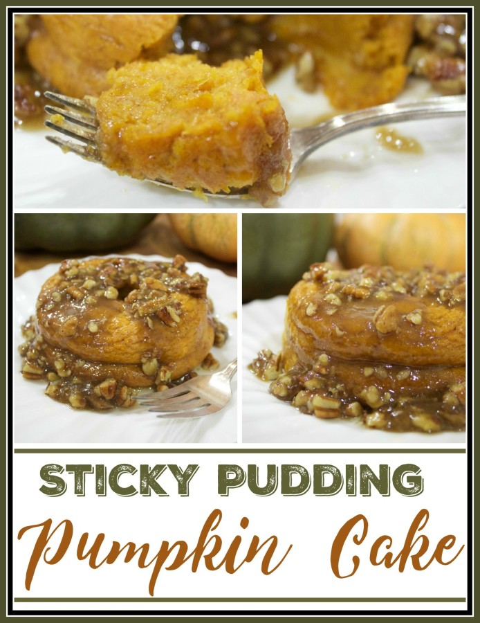 Sticky Pudding Pumpkin Cake Recipe | The Everyday Home | www.everydayhomeblog.com