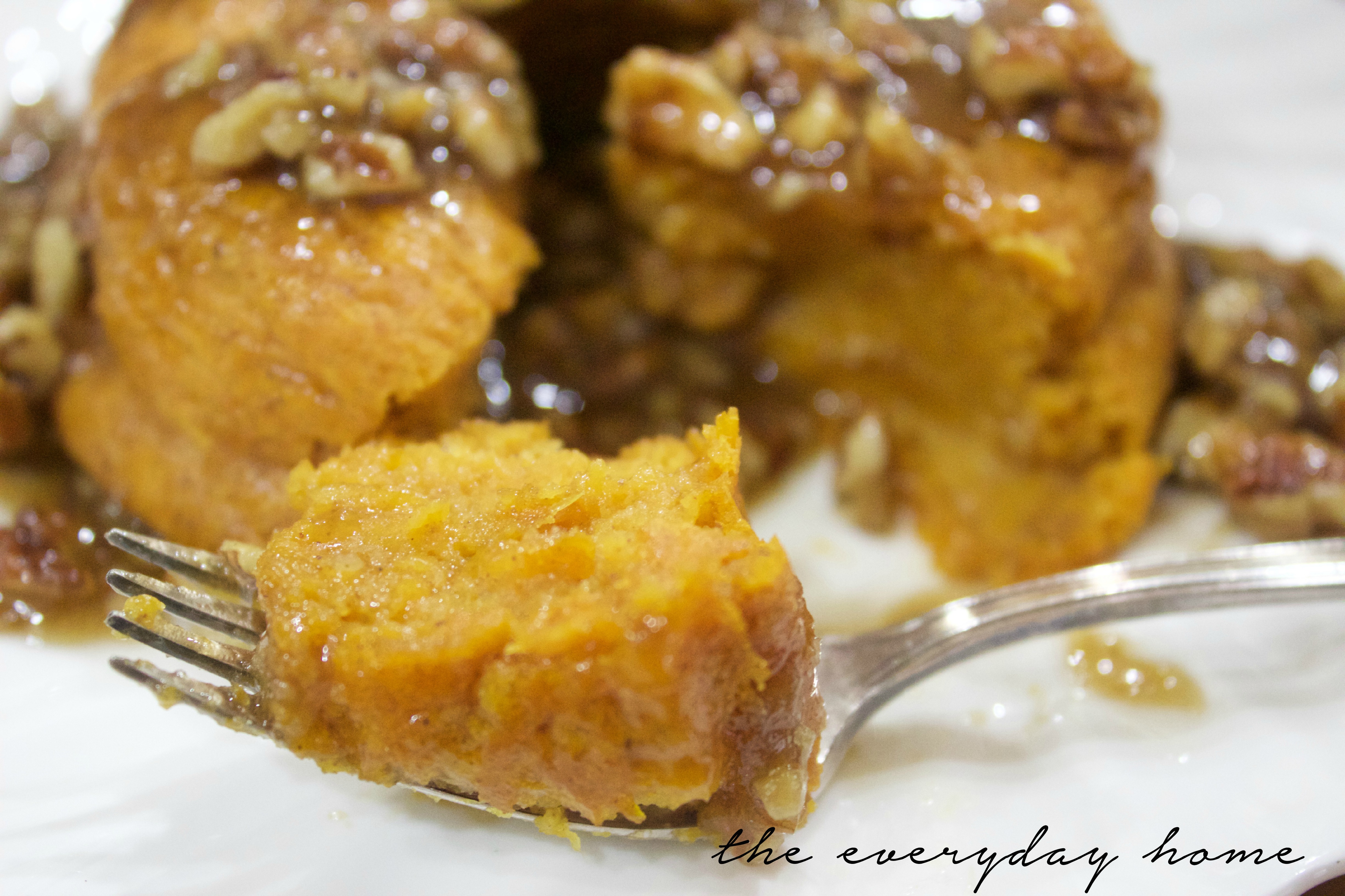Sticky Pudding Pumpkin Cake | The Everyday Home Blog | www.everydayhomeblog.com
