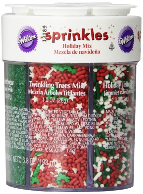 Wilton 6-Color Christmas Sprinkles