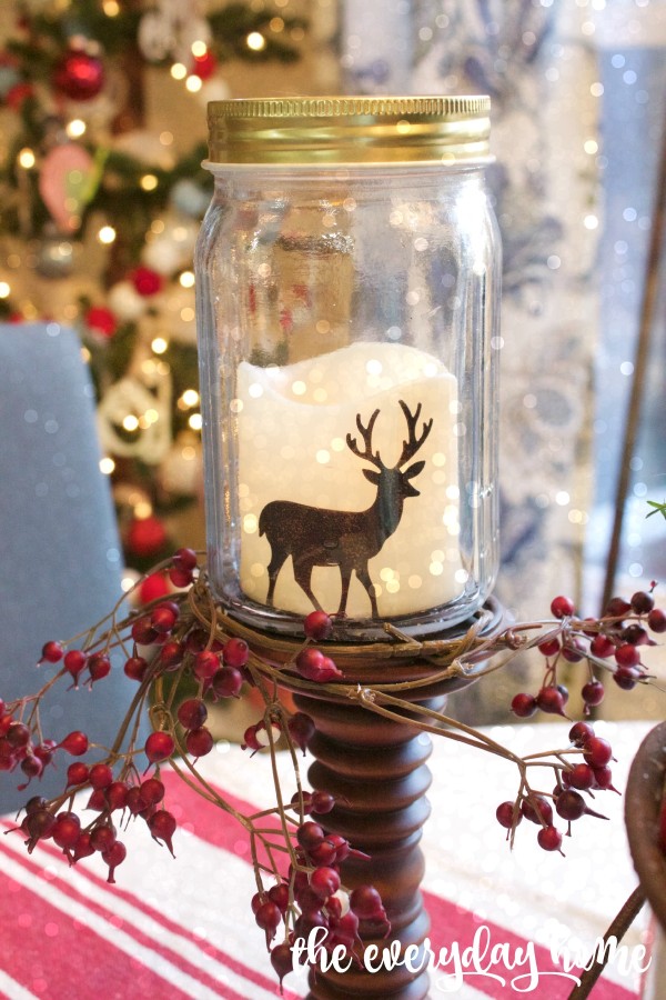 Deer Mason Jar Candles | The Everyday Home | www.everydayhomeblog.com