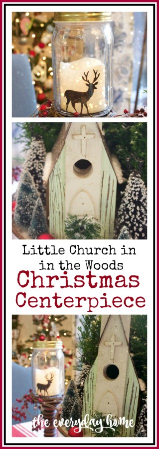 Little Christmas Church in the Woods | The Everyday Home | www.everydayhomeblog.com