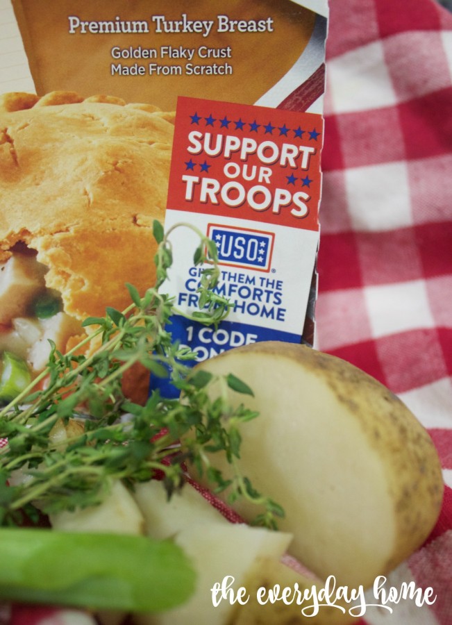 Marie Callendar's Support Our Troops | Turkey Pot Pie | The Everyday Home www.everydayhomeblog.com