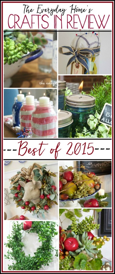 The Everyday Home's Crafts in Review | Best of 2015 | www.everydayhomeblog.com