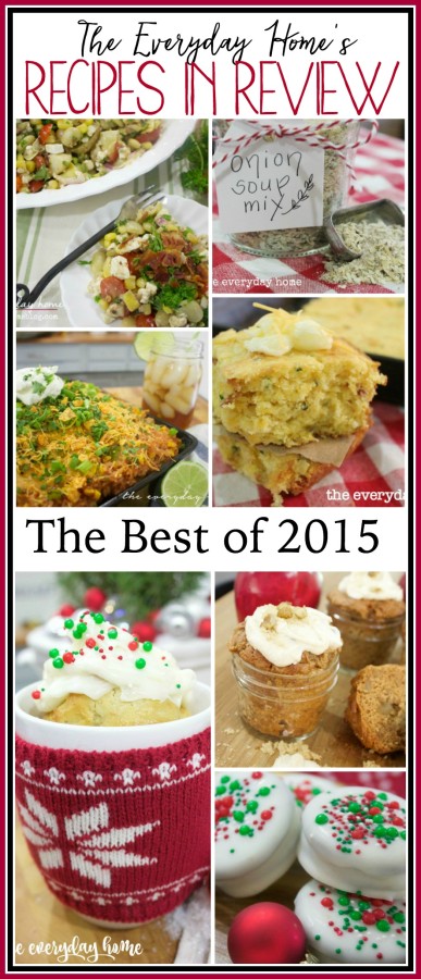 The Everyday Home's Recipes in Review | The Best of 2015 | www.everydayhomeblog.com