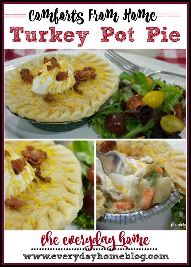 Turkey Pot Pie | Comforts From Home | The Everyday Home | www.everydayhomeblog.com