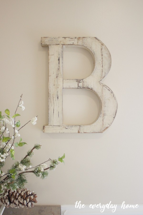 B Wood Letter | The Everyday Home