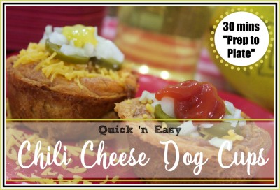 Chili Cheese Dog Cups | The Everyday Home | www.everydayhomeblog.com