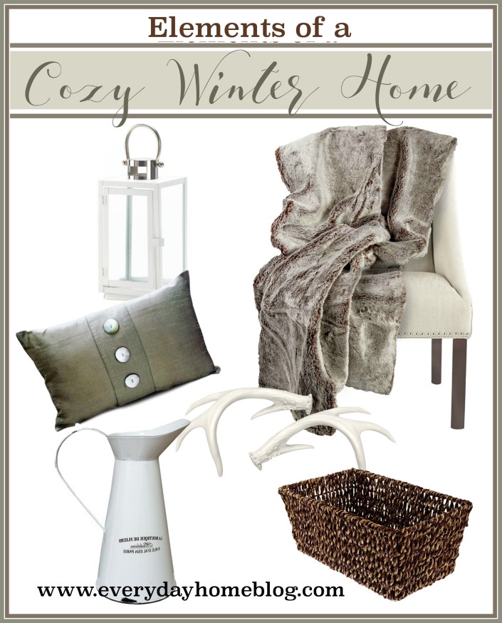 Elements of a Cozy Winter Home | The Everyday Home