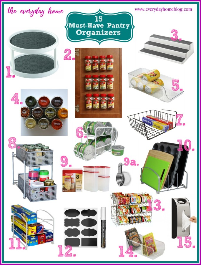 15 Must Have Pantry Organizing Items | The Everyday Home