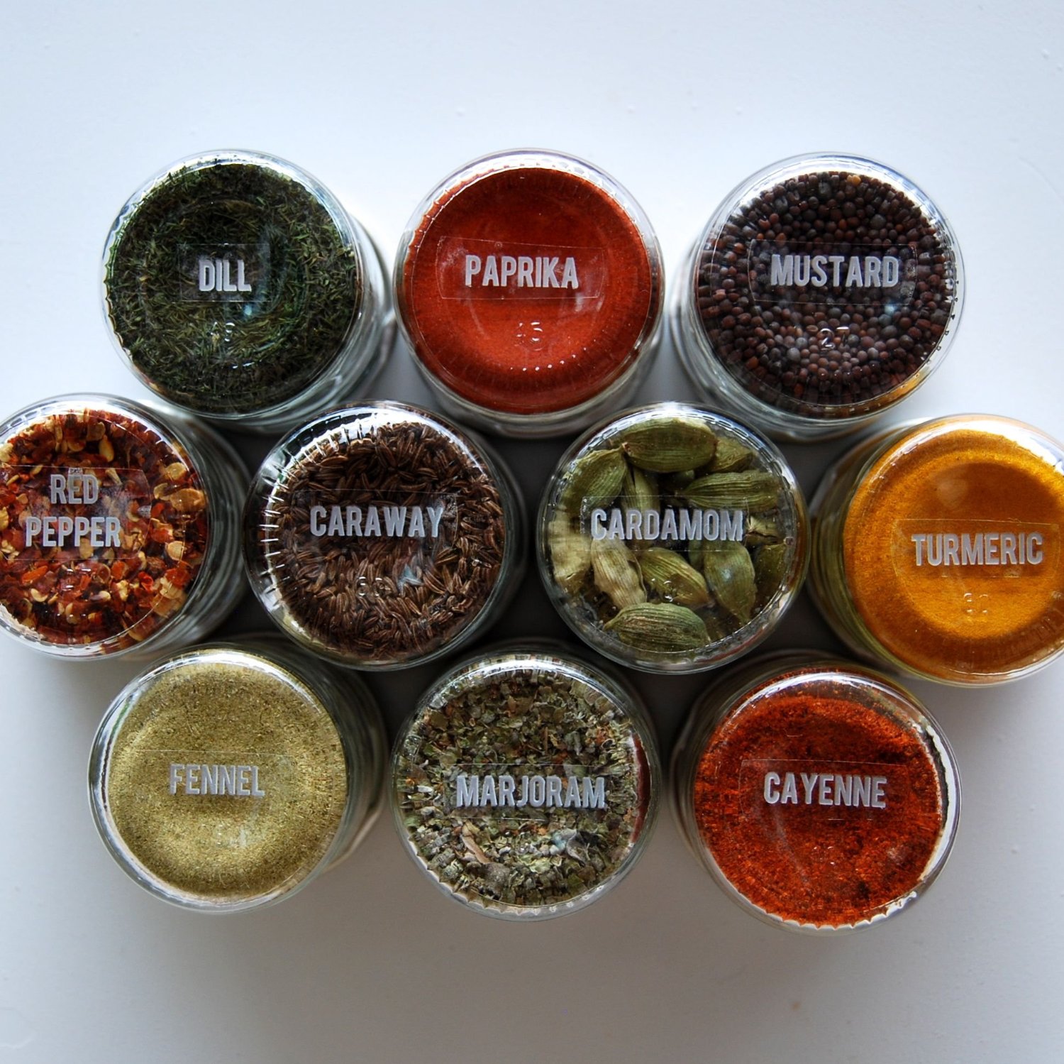 spice labels