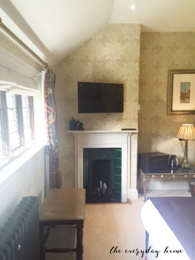 Hever Castle Inn | Bedroom Fireplace | The Everyday Home